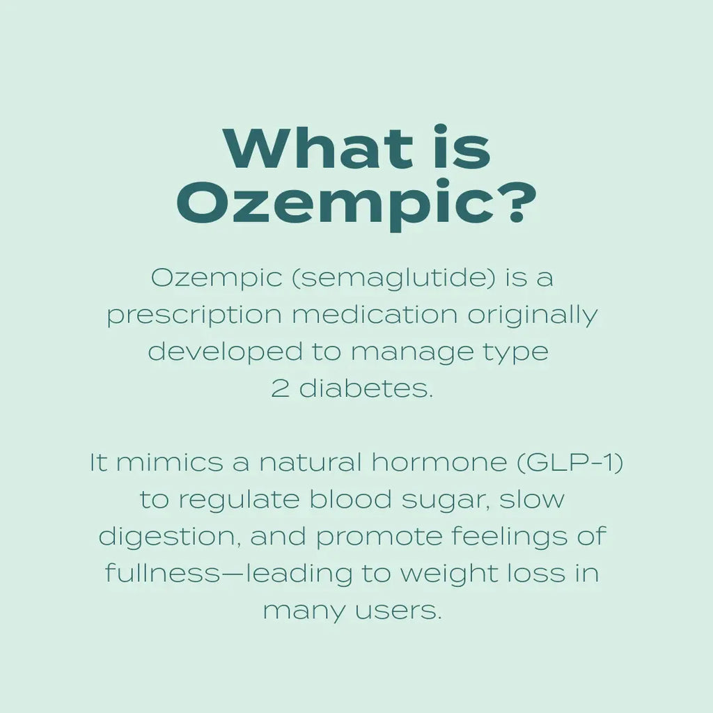 Infographic about what is ozempic