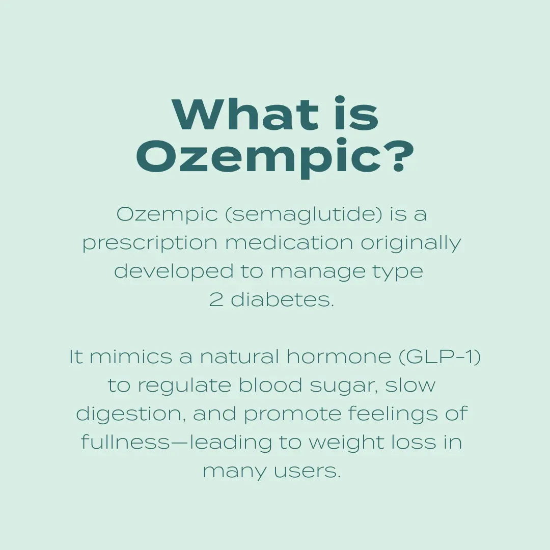Infographic about what is ozempic