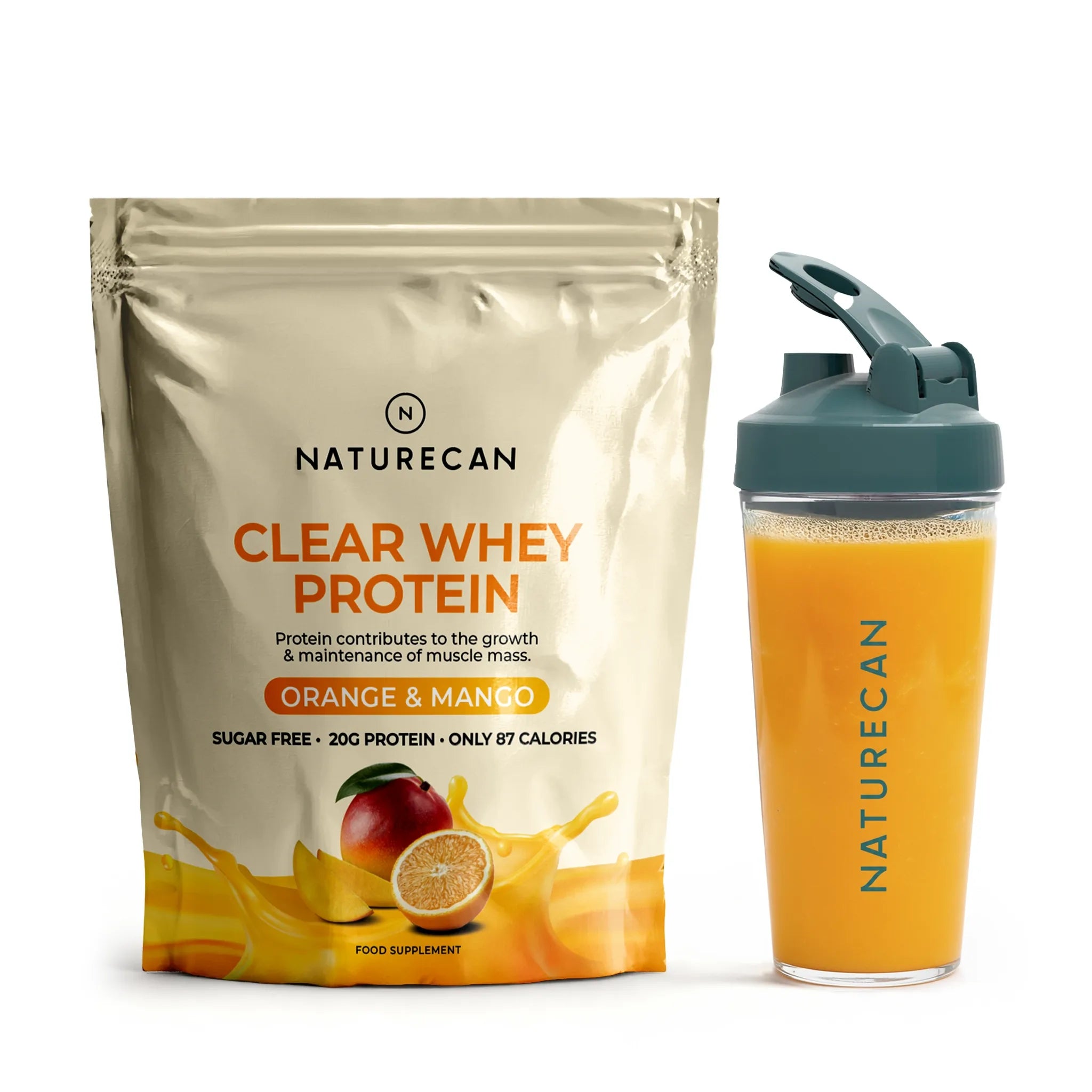 Clear Whey Orange and Mango with Shaker