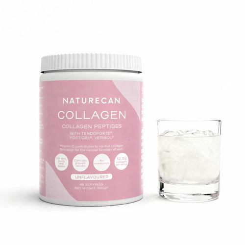 Collagen with glass