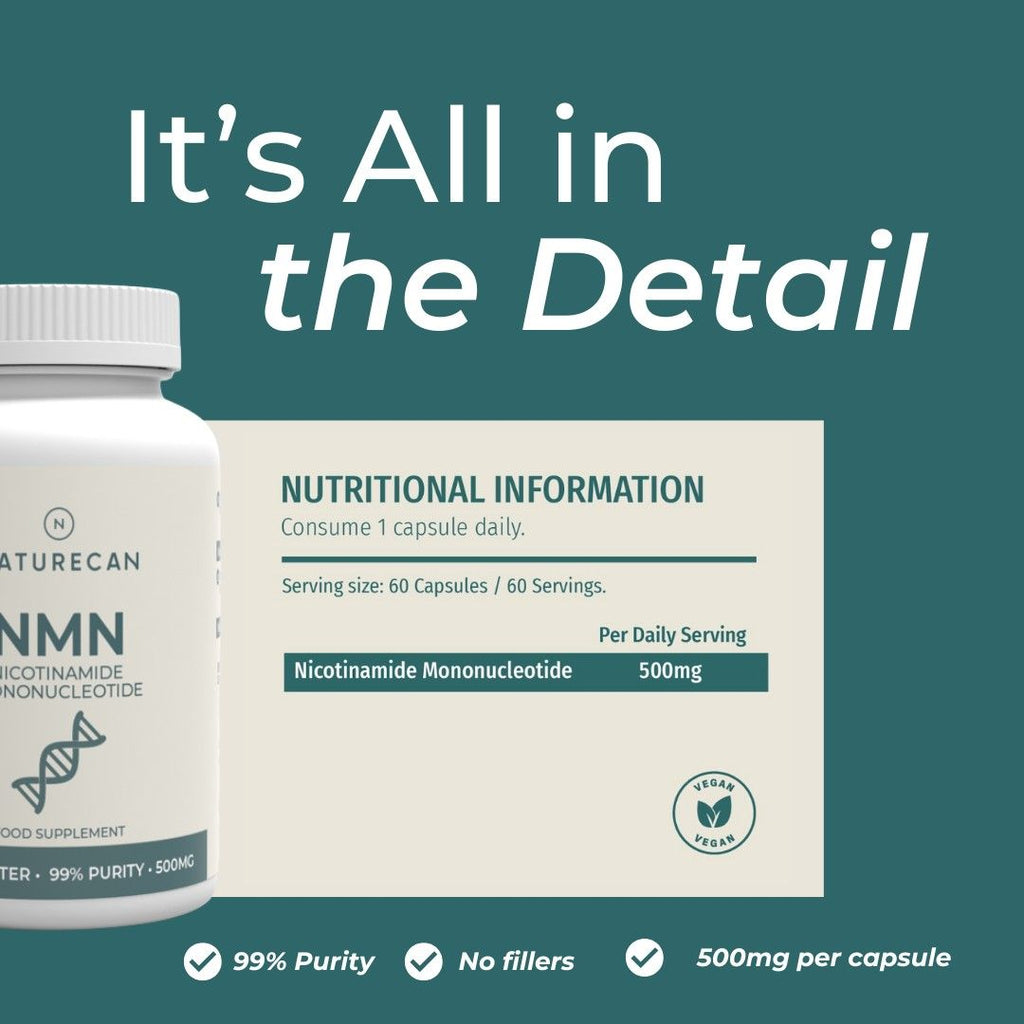 Nmn Powder Labels NMN Supplement Ireland | +99% Purity | Naturecan Ireland – Naturecan IE