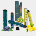 Naturecan CBG/CBD Disposable Vape 3-pack – three vape devices and tubes in Blue Raspberry, Kiwi Passionfruit Guava and Super Lemon Haze flavours, 600mg CBD/CBG each